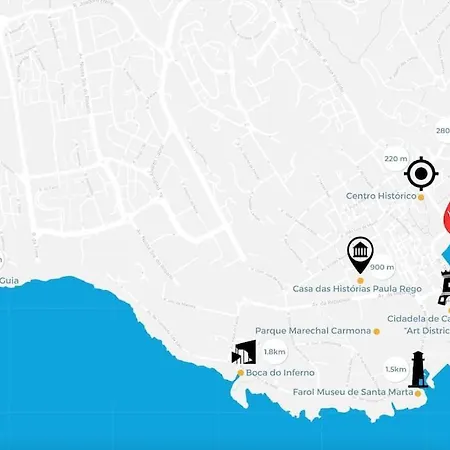 Seaside Modern Flat I @ Historical Lägenhet Cascais